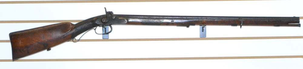 Antique J. Golcher .55 Cal Percussion Smoothbore Octagon Barrel Project Gun-img-0