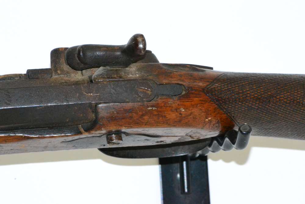 Antique J. Golcher .55 Cal Percussion Smoothbore Octagon Barrel Project Gun-img-8