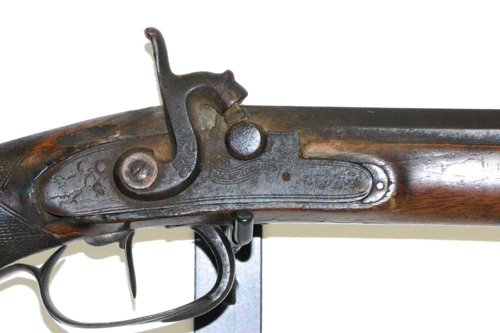 Antique J. Golcher .55 Cal Percussion Smoothbore Octagon Barrel Project Gun-img-6