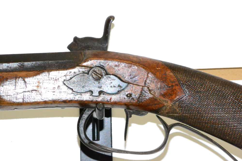 Antique J. Golcher .55 Cal Percussion Smoothbore Octagon Barrel Project Gun-img-15