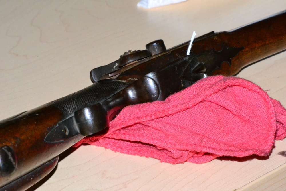 Antique J. Golcher .55 Cal Percussion Smoothbore Octagon Barrel Project Gun-img-2