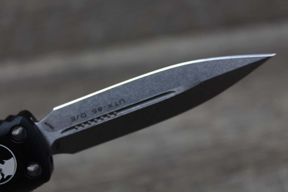 Microtech  UTX-85 D/E Black 3" OTF 06/2022 Mint-img-12