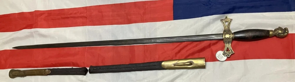 Civil War Sword, Militia, with a fullered fighting blade-img-9