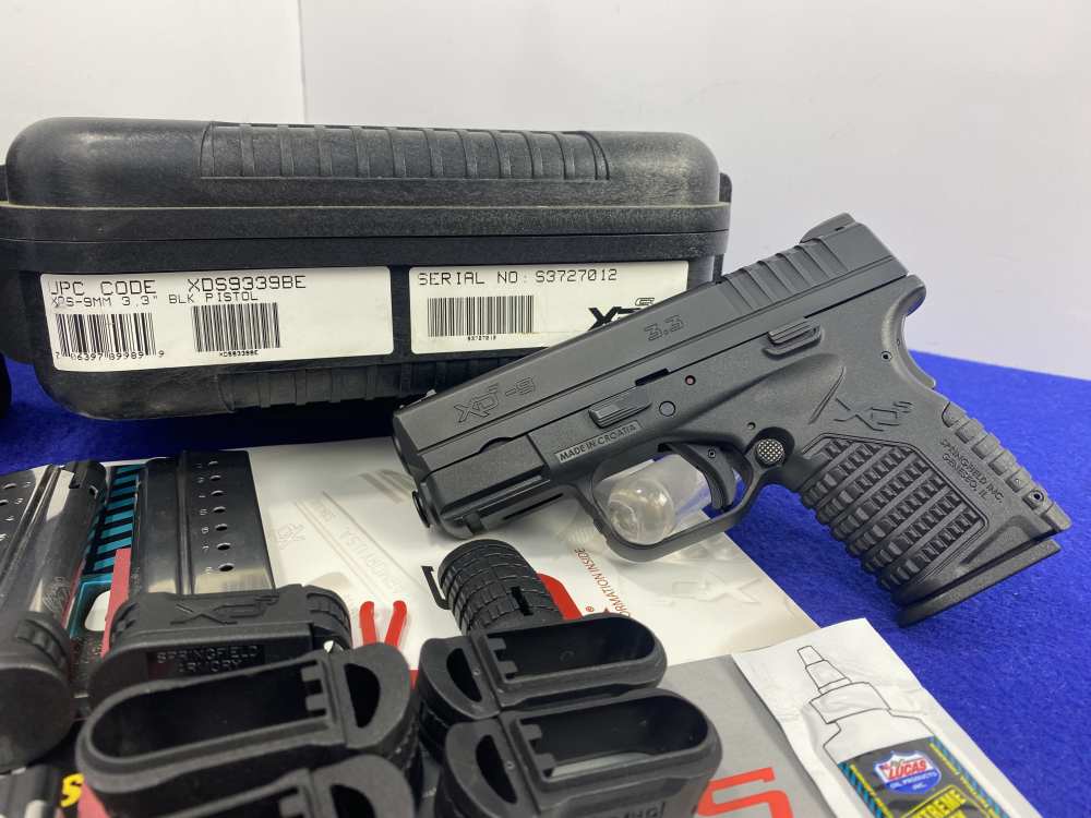 Springfield Armory XD-S 3.3" 9mm Black 3.3" *8 MAGS & HOLSTER BUNDLE*-img-3