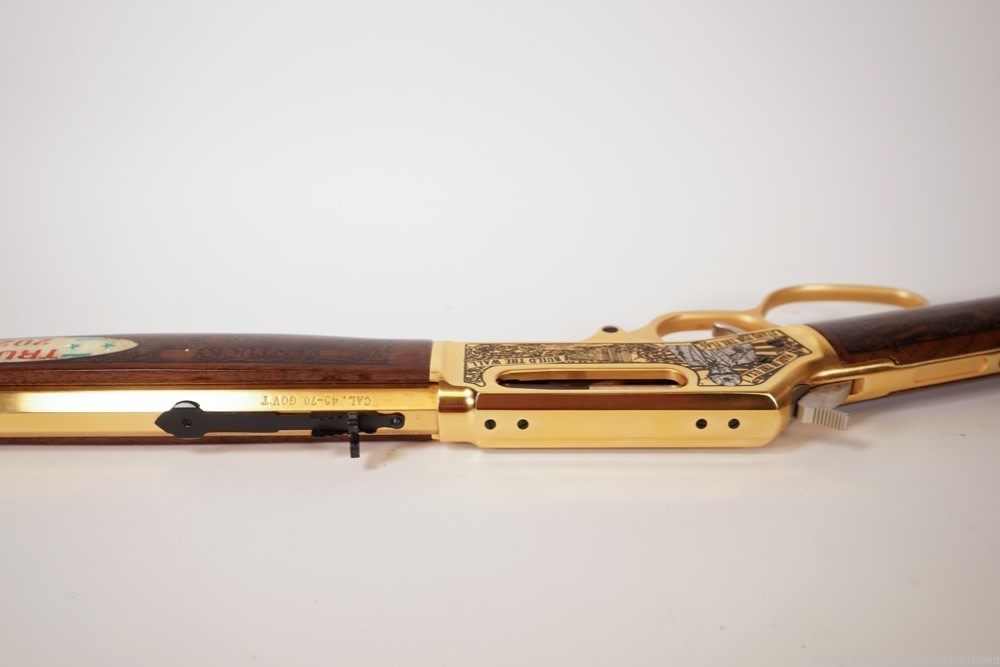 Henry H010B Big Boy Brass, Trump Comm. Engraved, .45-70, Kentucky 5 of 20 -img-17
