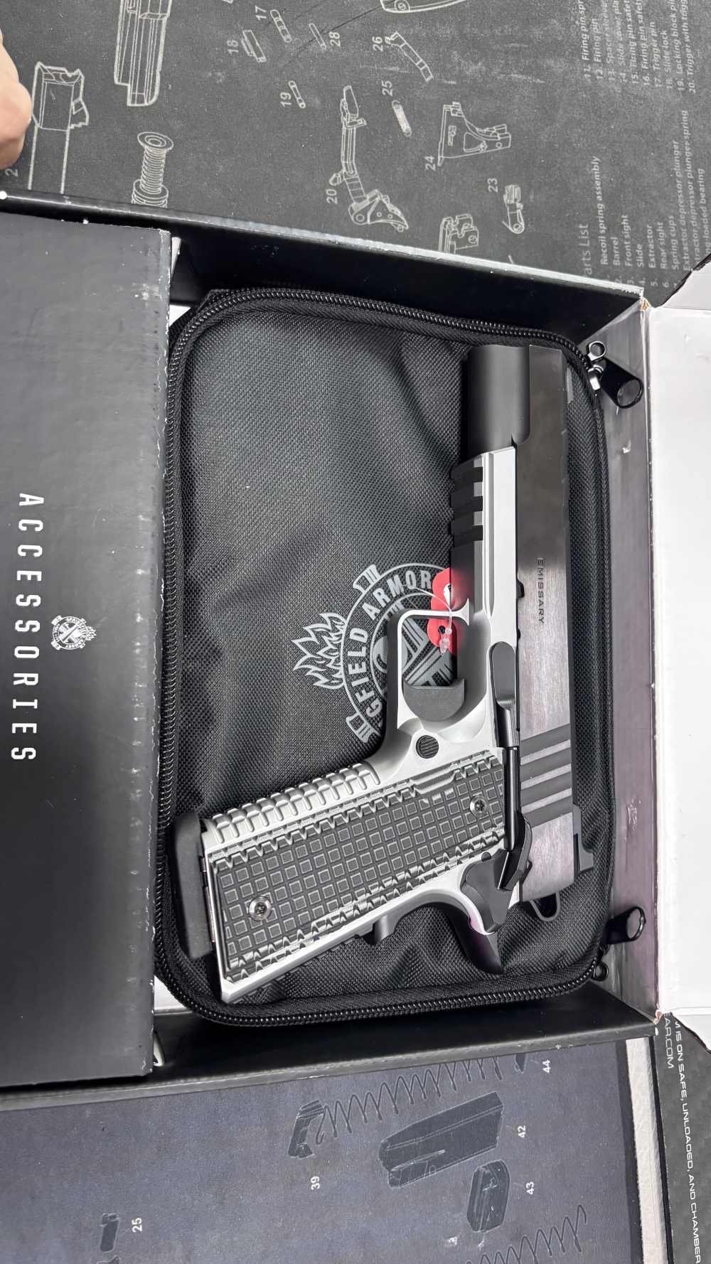 Springfield Armory 1911 Emissary AOS 5” 9mm pistol w/bix 2 magazines new-img-1