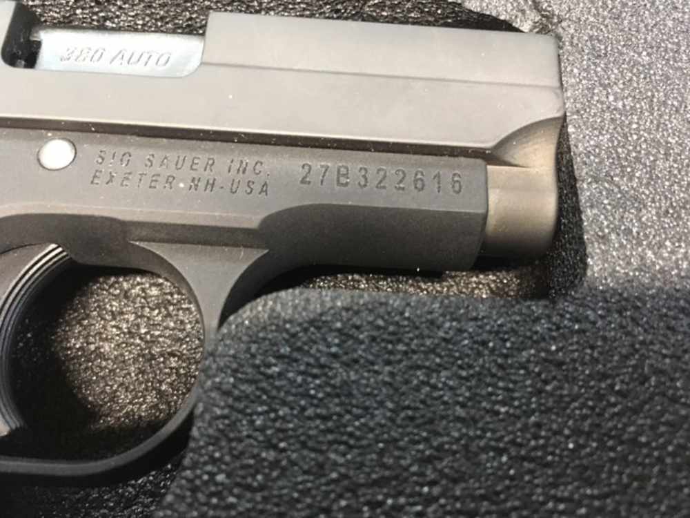 Sig Saur P238 .380acp pistol in case 3 mags and holster NIB-img-5