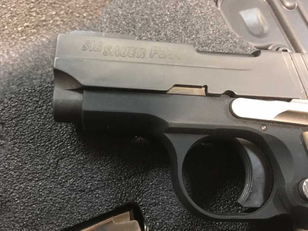 Sig Saur P238 .380acp pistol in case 3 mags and holster NIB-img-3
