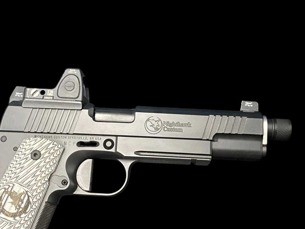 NightHawk Custom Shadow Hawk 9MM, Threaded Barrel, Trijicon RM06-img-6