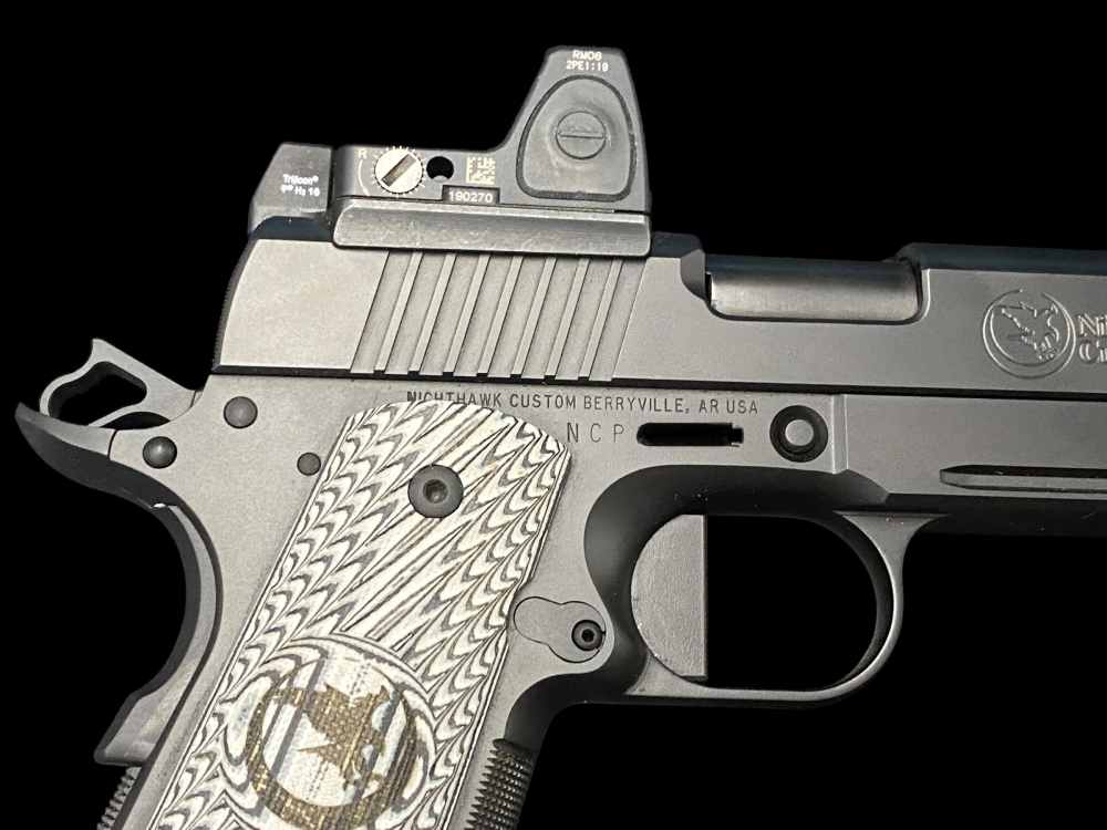 NightHawk Custom Shadow Hawk 9MM, Threaded Barrel, Trijicon RM06-img-8