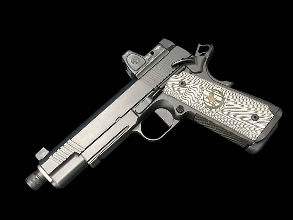 NightHawk Custom Shadow Hawk 9MM, Threaded Barrel, Trijicon RM06-img-1