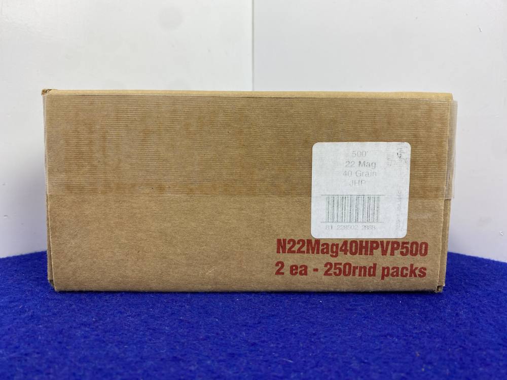 500 Rounds American Quality .22 Mag 40 Grain JHP Ammunition *BULK JHP*-img-0