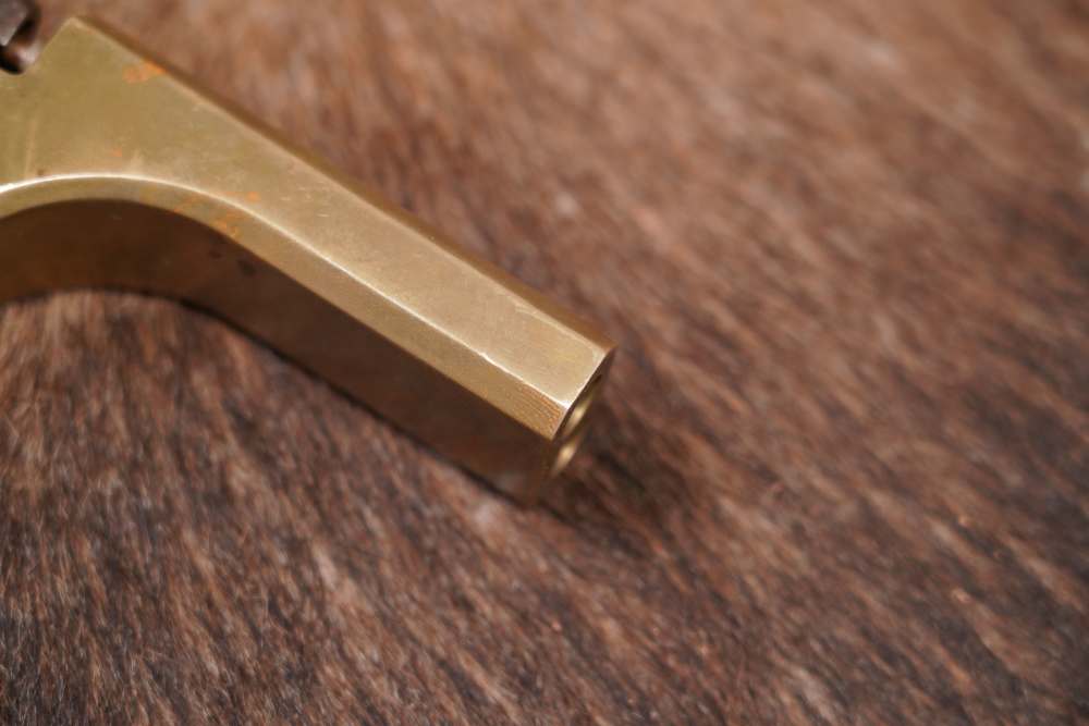CMC Snake Eyes .36 Caliber 3” Brass Double Barrel Percussion Derringer-img-12