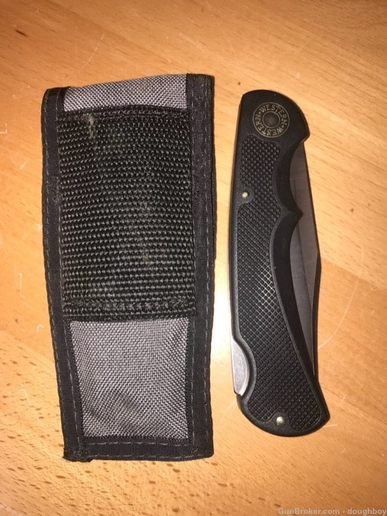 Western 546 Knife folder 3.25 blade lockback -img-1