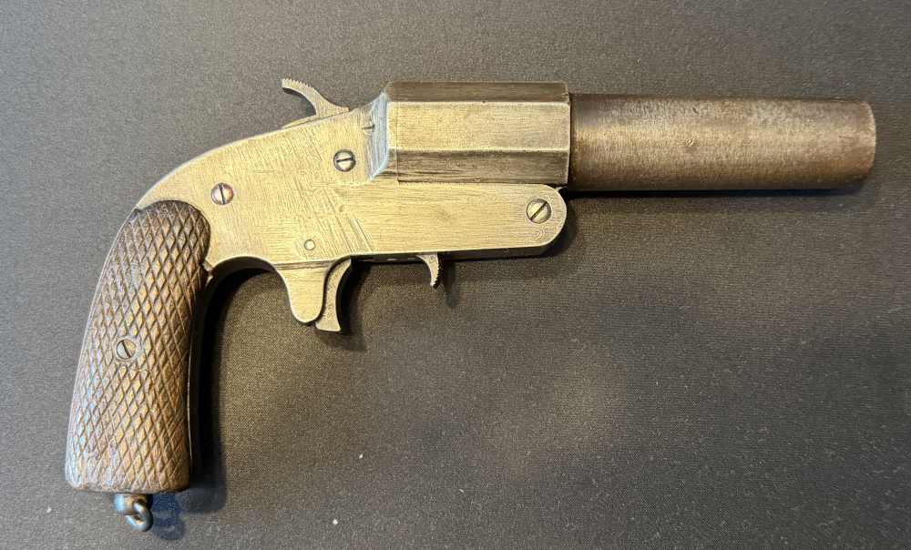 1941 Russian Izhevsk OSP-26 Model 1926 Flare Pistol - Vet Bring Back-img-0