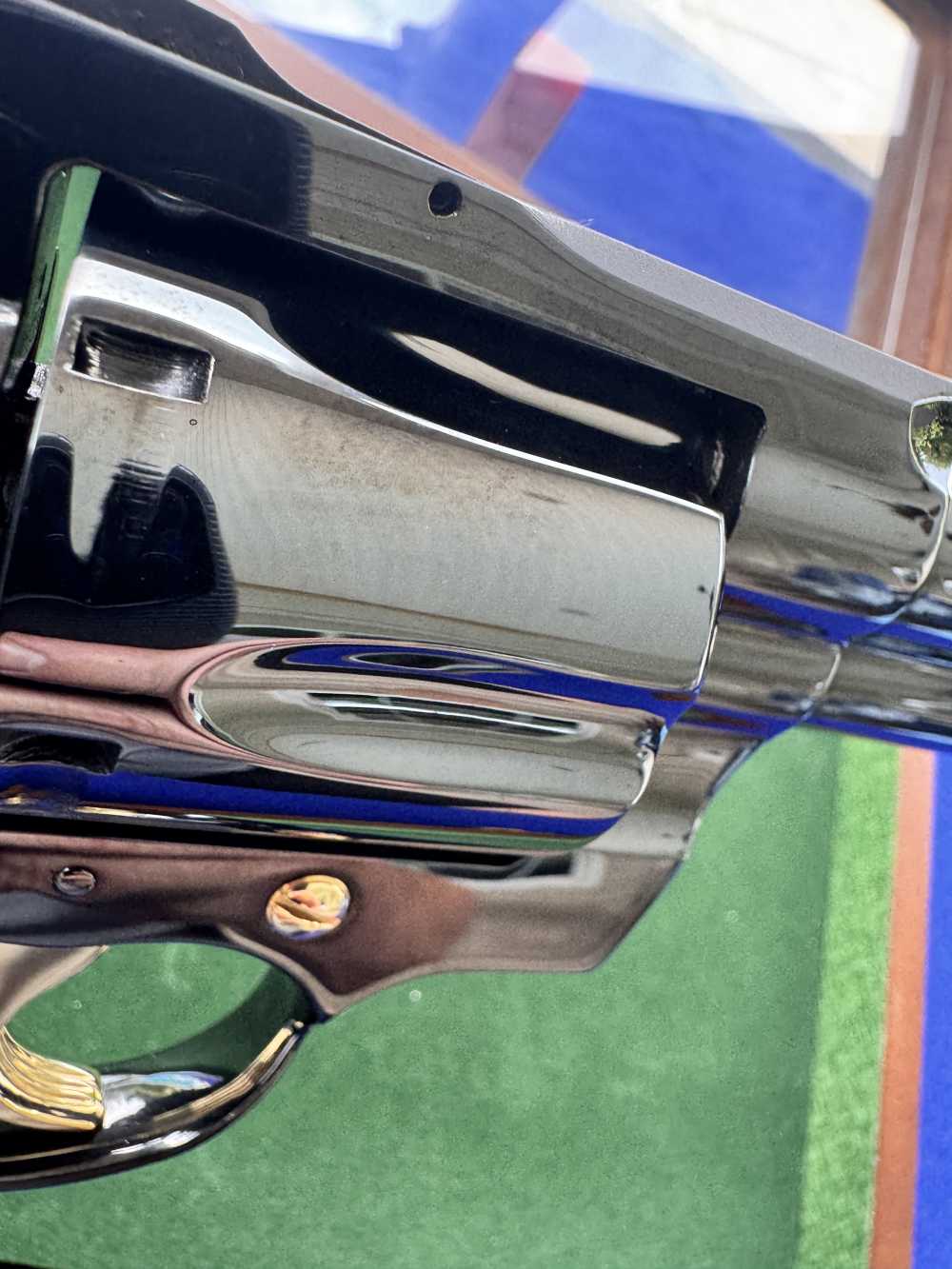 Mint 1968 Colt Python .357 Mag 4" VR Brite Blue Gold Accents C&R-img-18