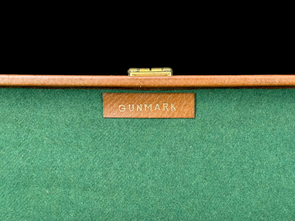 GUNMARK - BROWN LEATHER O/U OR SXS GUN CASE - PENNY START-img-8