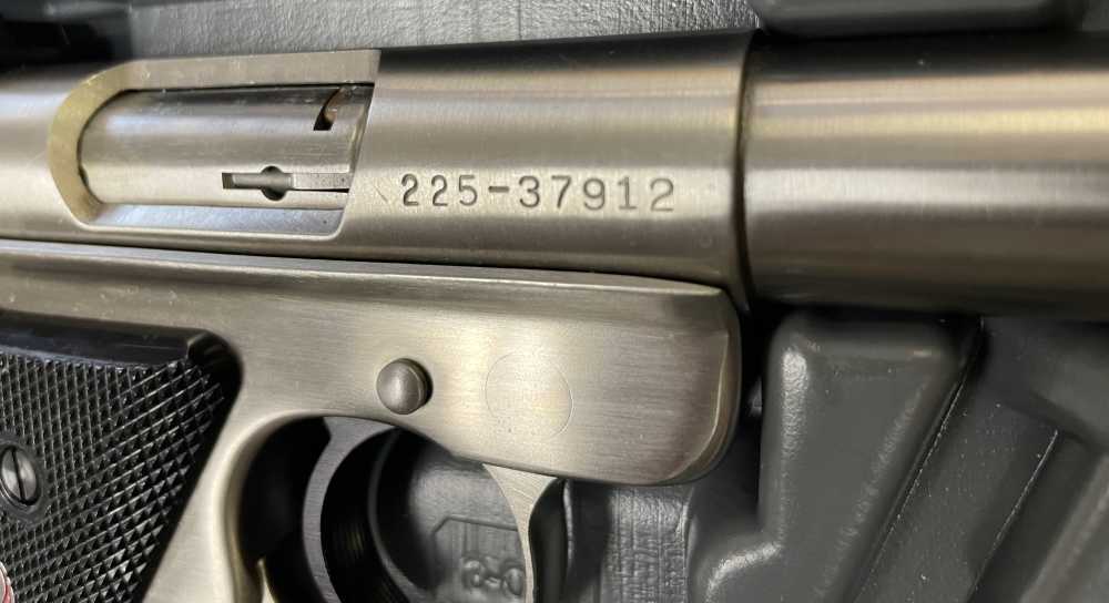 Ruger Mark II Target 5in Stainless Steel - BOX & PAPERS 2002 EXCELLENT COND-img-2