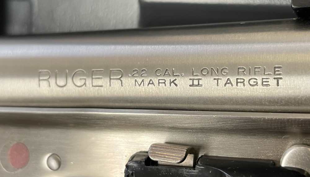 Ruger Mark II Target 5in Stainless Steel - BOX & PAPERS 2002 EXCELLENT COND-img-1