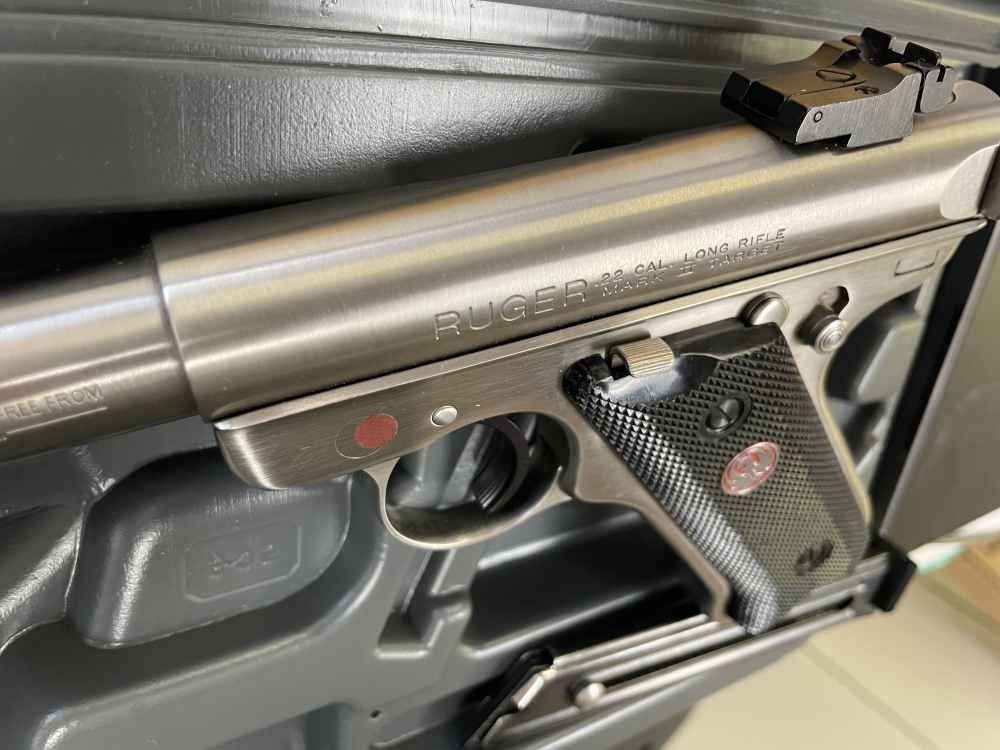Ruger Mark II Target 5in Stainless Steel - BOX & PAPERS 2002 EXCELLENT COND-img-15
