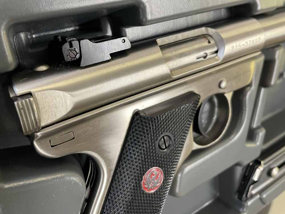Ruger Mark II Target 5in Stainless Steel - BOX & PAPERS 2002 EXCELLENT COND-img-4