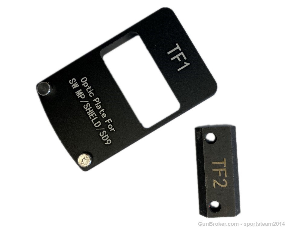 TF1 Optic Plate for SW MP 2.0 Shield TO FIT Riton X3 Tactix PRD Red Dot-img-2