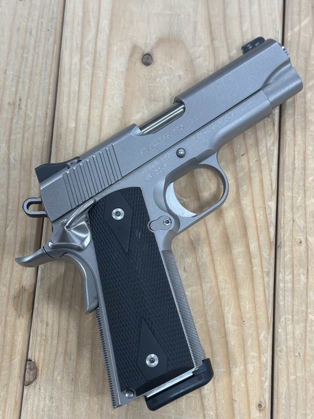 Kimber 1911 .45 ACP Stainless Pro TLE II with extras-img-0