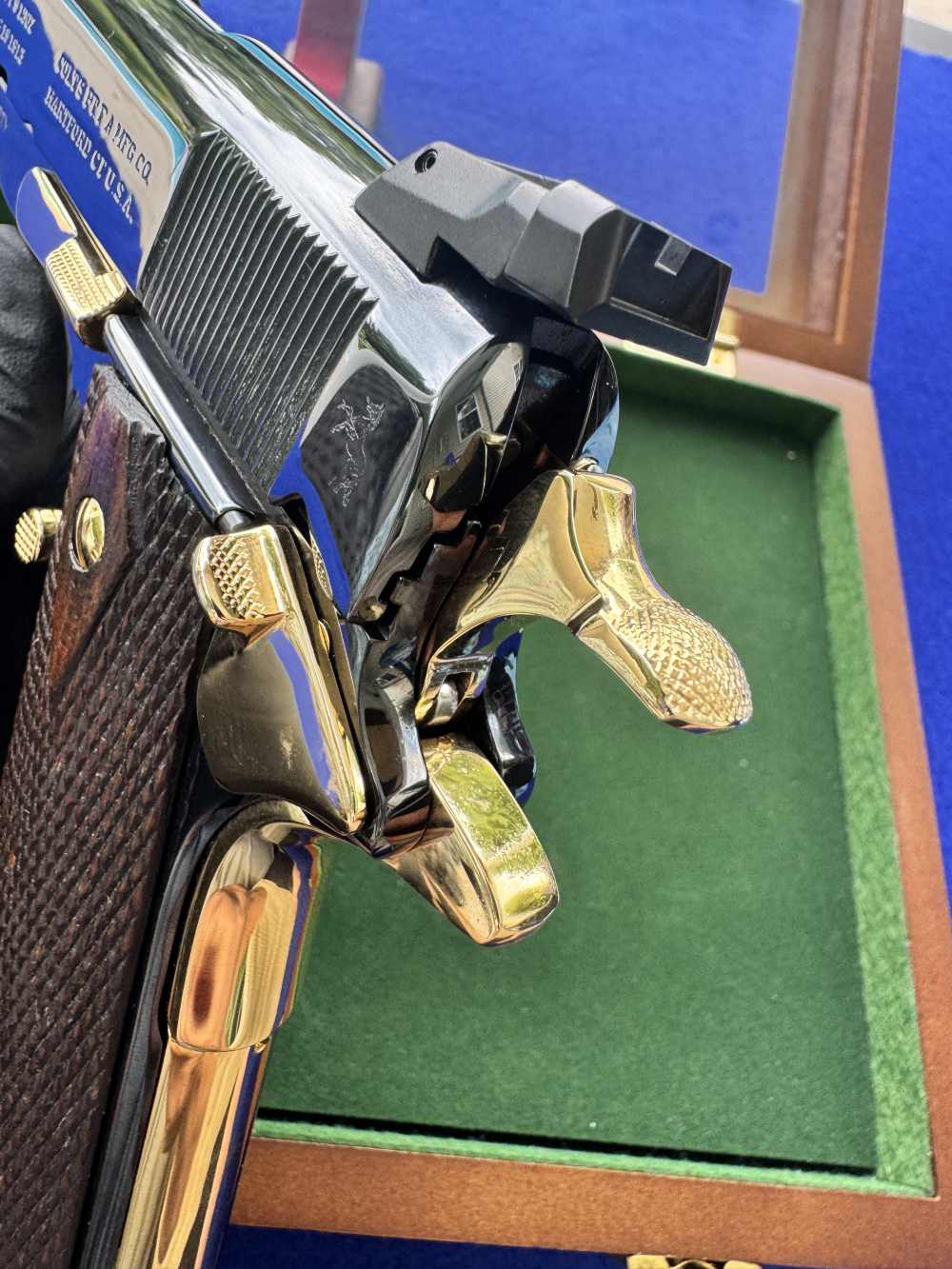 1917 Colt 1911 U.S. Property .45 ACP WW1 Pony Gold Accents C&R-img-9