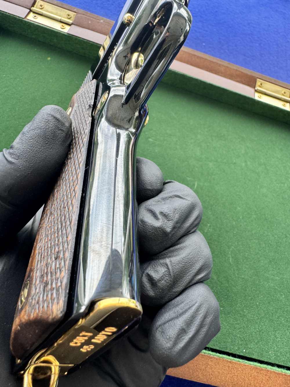 1917 Colt 1911 U.S. Property .45 ACP WW1 Pony Gold Accents C&R-img-24