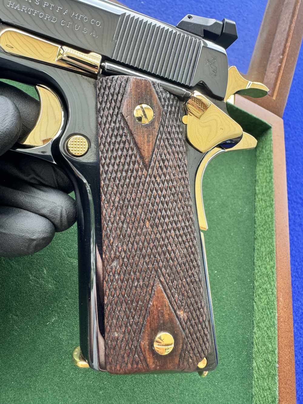 1917 Colt 1911 U.S. Property .45 ACP WW1 Pony Gold Accents C&R-img-4