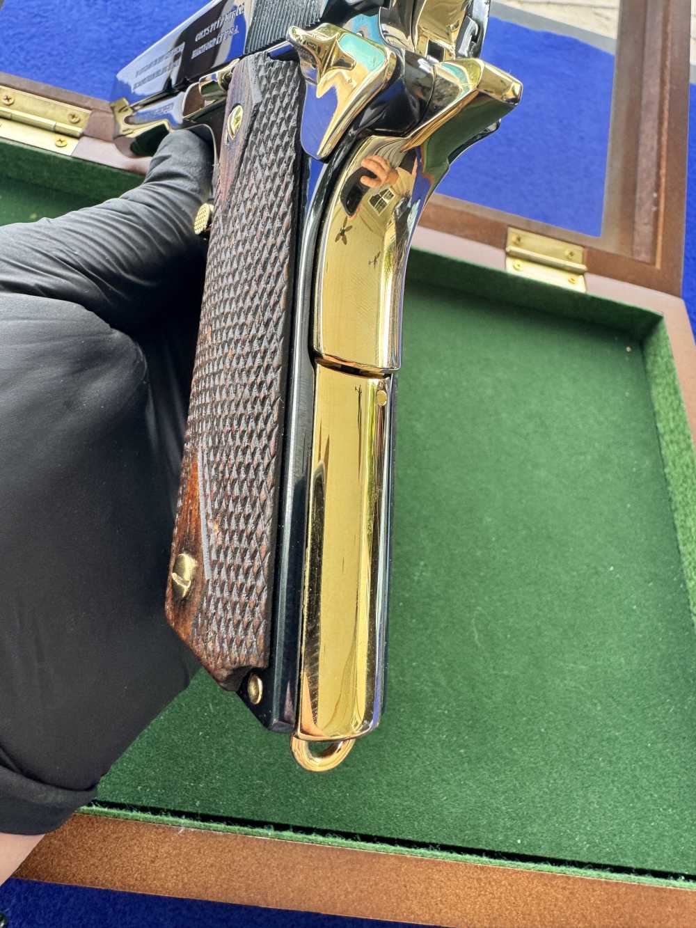 1917 Colt 1911 U.S. Property .45 ACP WW1 Pony Gold Accents C&R-img-8