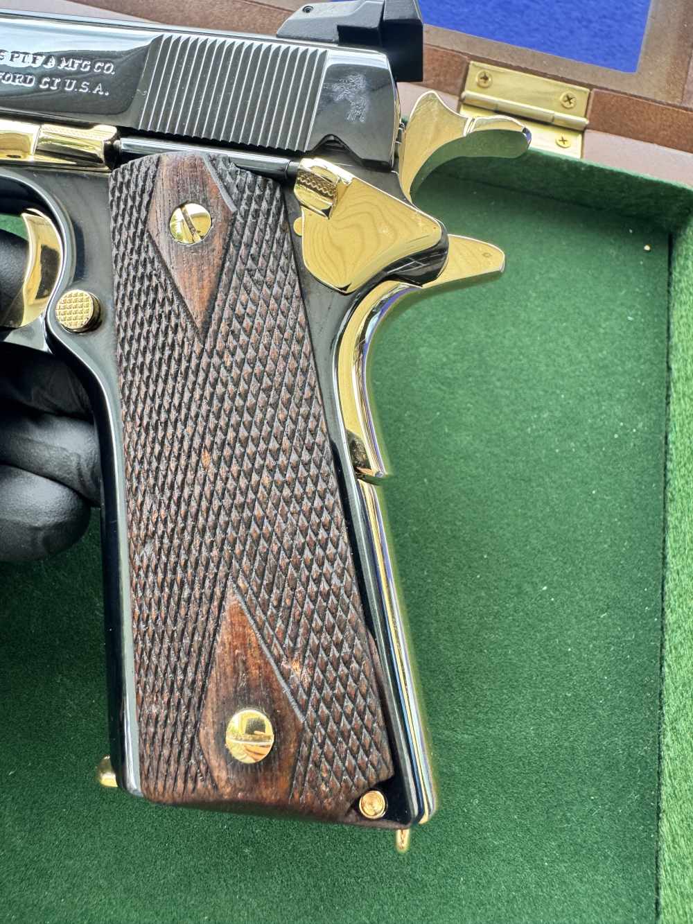 1917 Colt 1911 U.S. Property .45 ACP WW1 Pony Gold Accents C&R-img-2