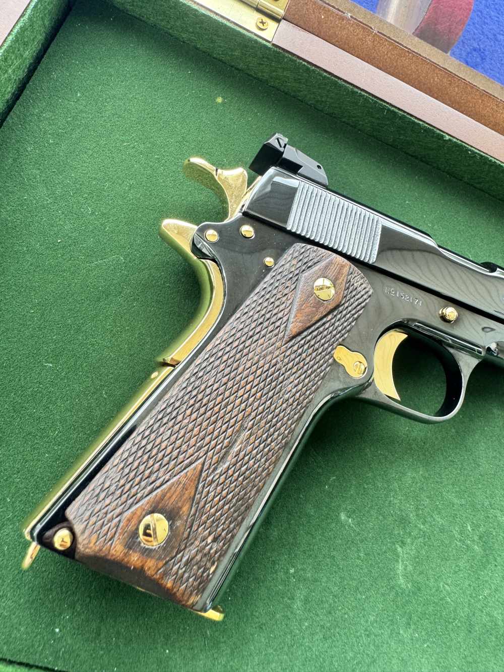 1917 Colt 1911 U.S. Property .45 ACP WW1 Pony Gold Accents C&R-img-15