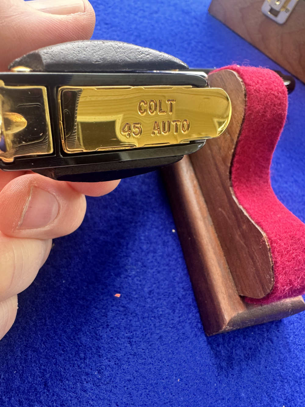 1917 Colt 1911 U.S. Property .45 ACP WW1 Pony Gold Accents C&R-img-34