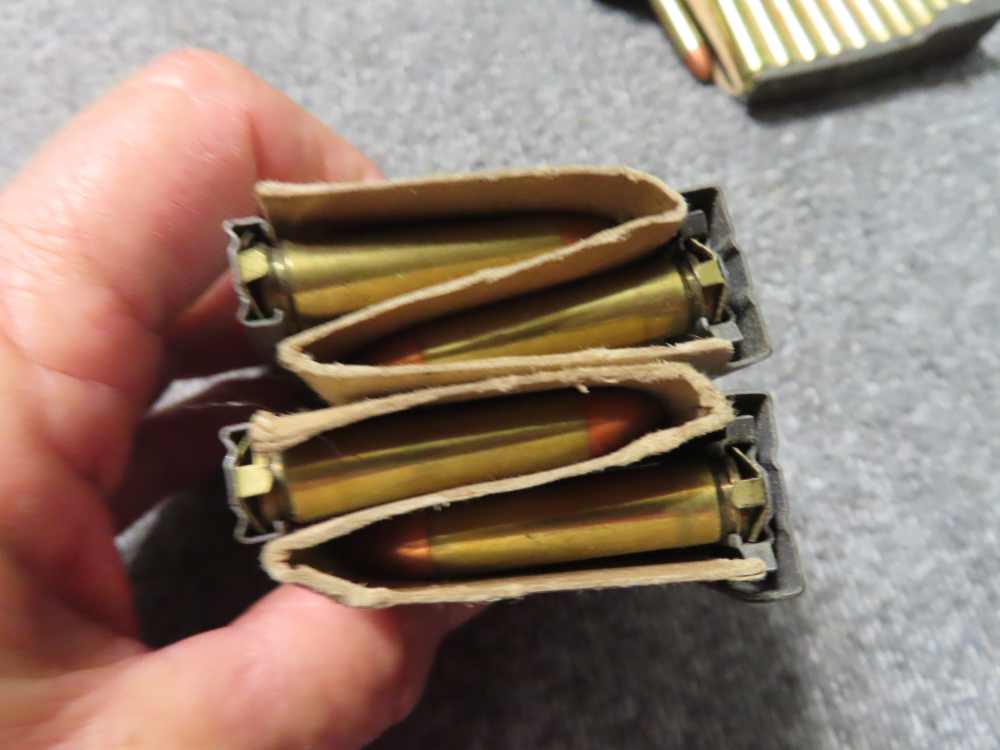 120 ROUNDS USGI .30 M1 CARBINE AMMO ON STRIPPER CLIPS WITH LOADER-img-6