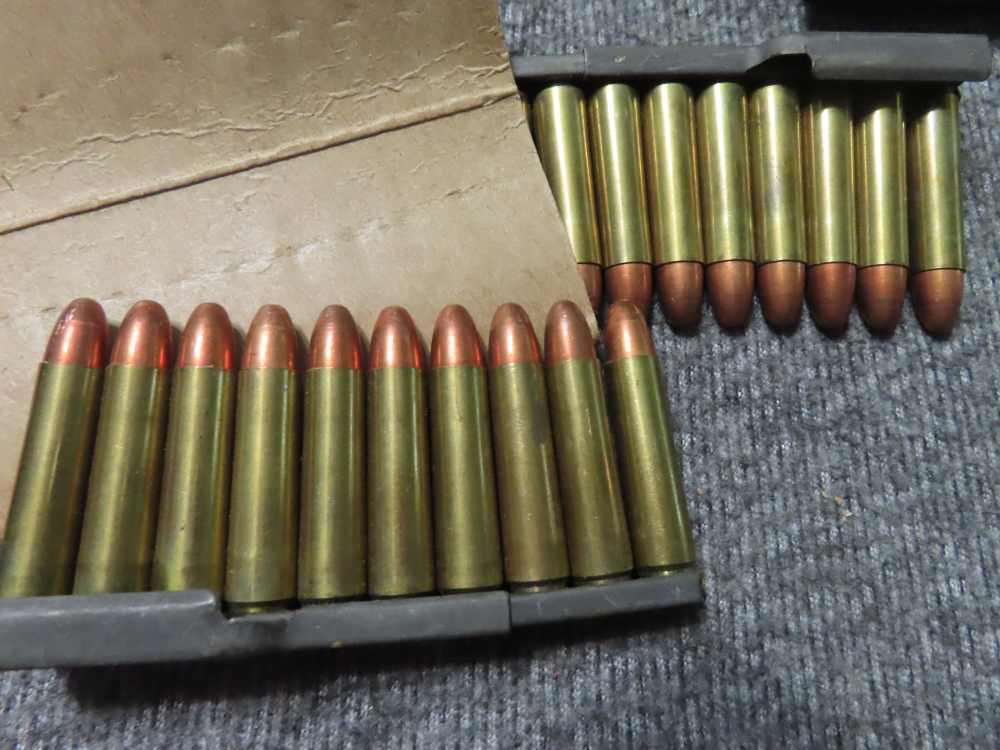 120 ROUNDS USGI .30 M1 CARBINE AMMO ON STRIPPER CLIPS WITH LOADER-img-1