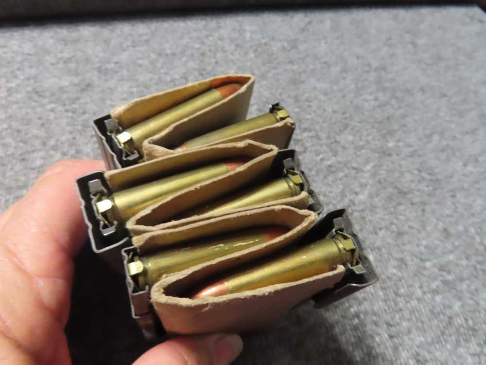 120 ROUNDS USGI .30 M1 CARBINE AMMO ON STRIPPER CLIPS WITH LOADER-img-7