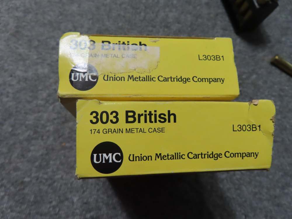 2 BOXES, 40 PIECES OF REMINGTON MADE .303 BRITISH CALIBER ONCE FIRED BRASS-img-1