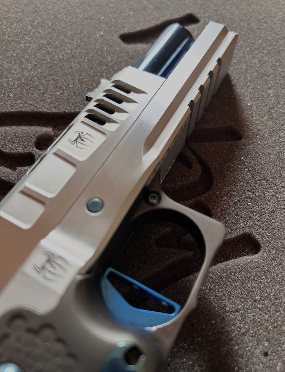 Venom Custom Hard Chrome Blue PVD 5” Non Ported w/ RMR HD-img-3