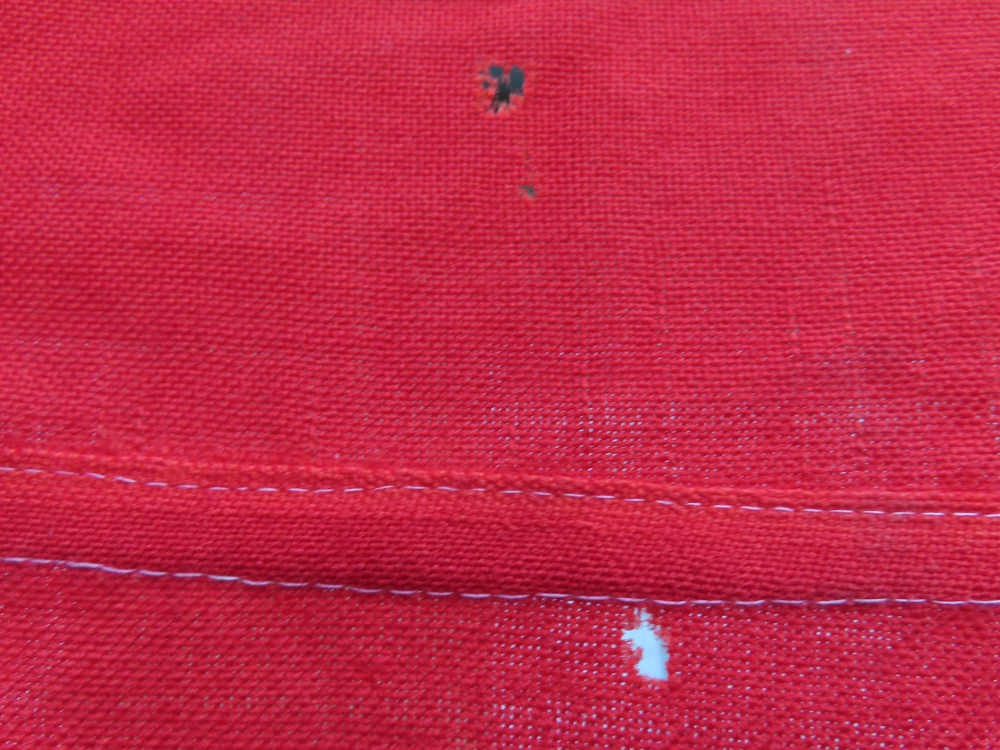 VINTAGE FLAG OF KUWAIT DATED 1978 ON THE HOIST END WITH OTHER WRITTING-img-4