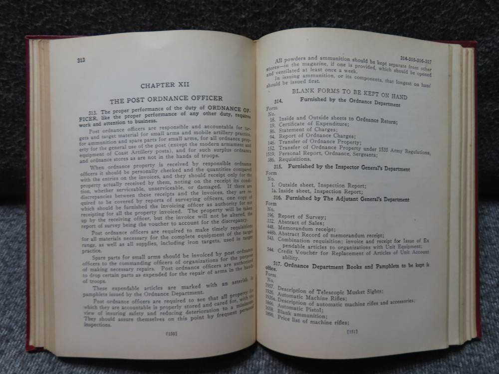1917 DATED OFFICERS' MANUAL WRITTEN BY COLONEL JAS. A. MOSS U.S. ARMY-img-9
