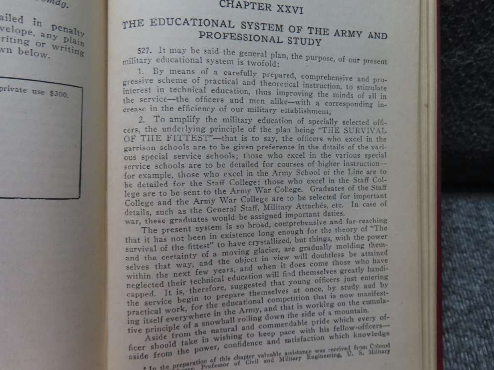 1917 DATED OFFICERS' MANUAL WRITTEN BY COLONEL JAS. A. MOSS U.S. ARMY-img-11