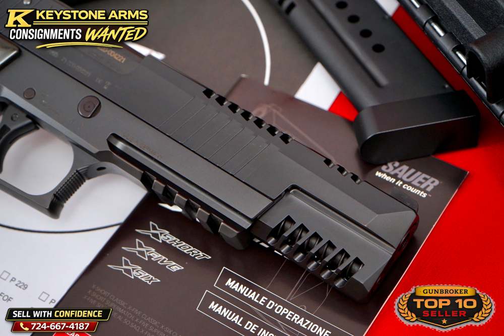 Extremely Rare SIG Sauer Mastershop P220 X6 SKELETON SCHWARZ 9mm NIB GRAIL-img-8