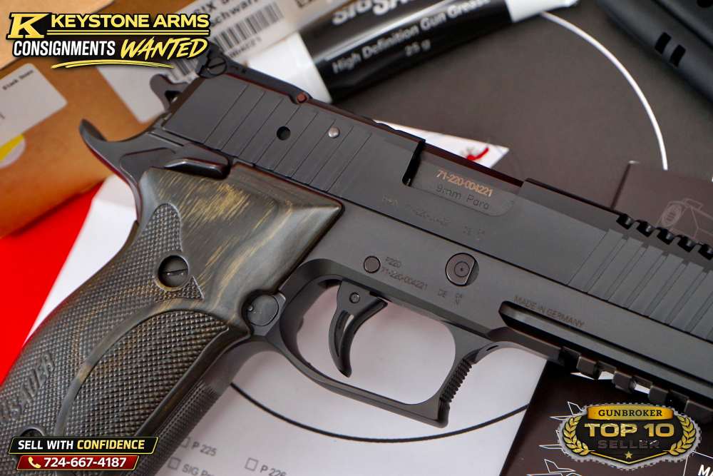 Extremely Rare SIG Sauer Mastershop P220 X6 SKELETON SCHWARZ 9mm NIB GRAIL-img-9