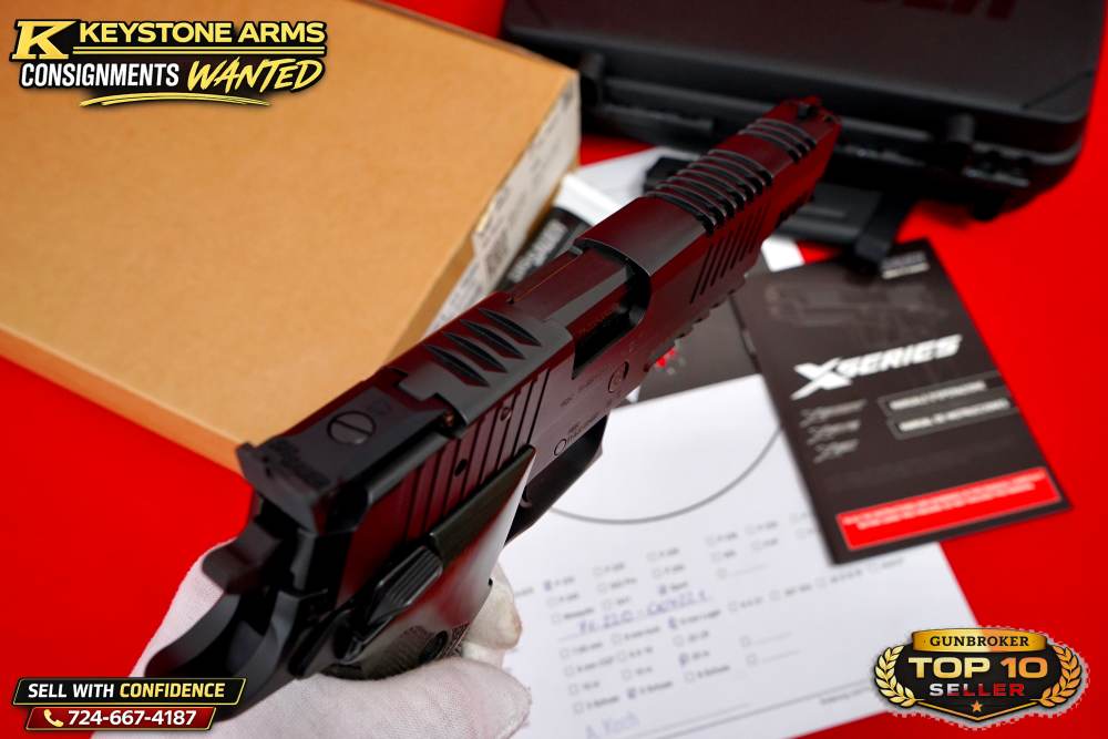 Extremely Rare SIG Sauer Mastershop P220 X6 SKELETON SCHWARZ 9mm NIB GRAIL-img-13