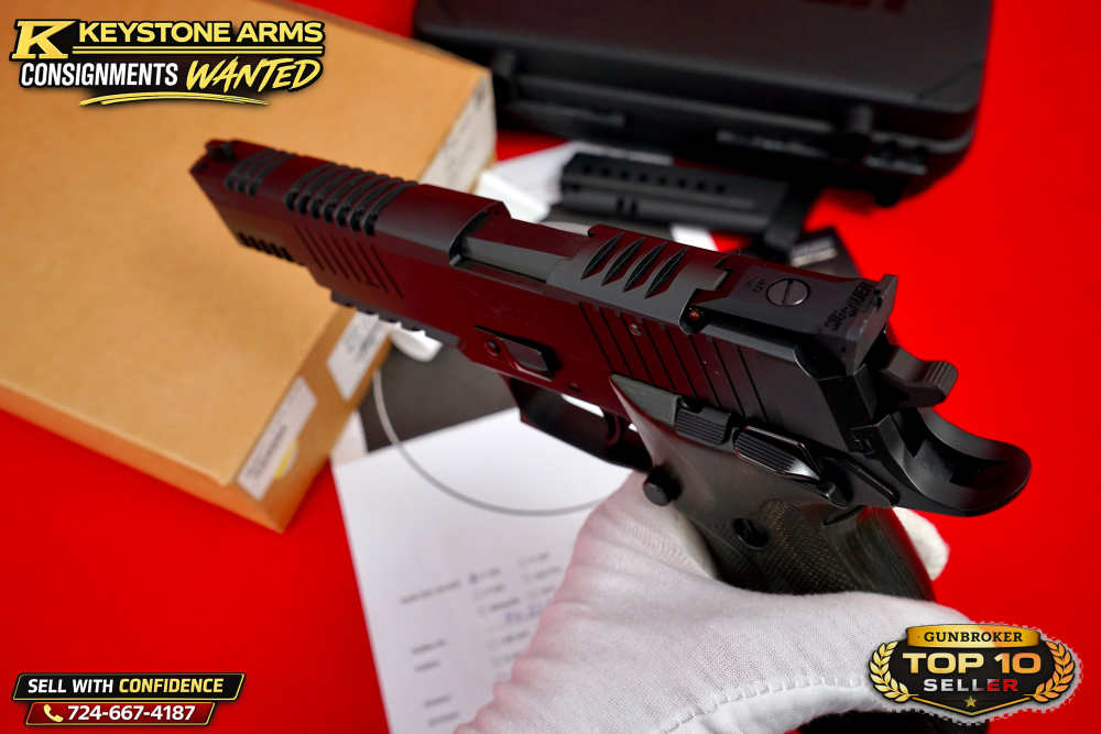 Extremely Rare SIG Sauer Mastershop P220 X6 SKELETON SCHWARZ 9mm NIB GRAIL-img-14