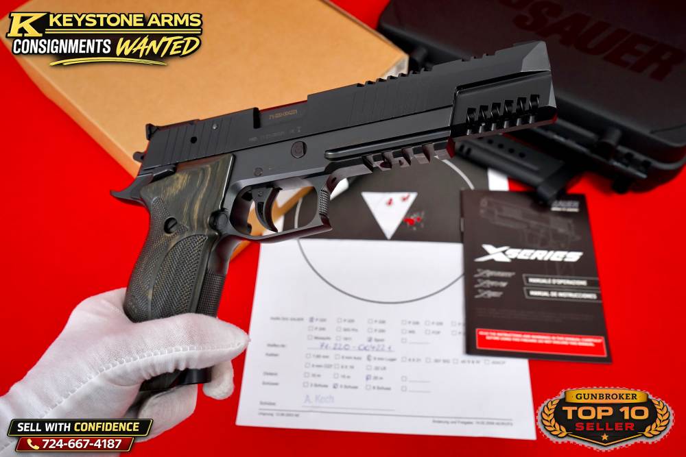 Extremely Rare SIG Sauer Mastershop P220 X6 SKELETON SCHWARZ 9mm NIB GRAIL-img-11