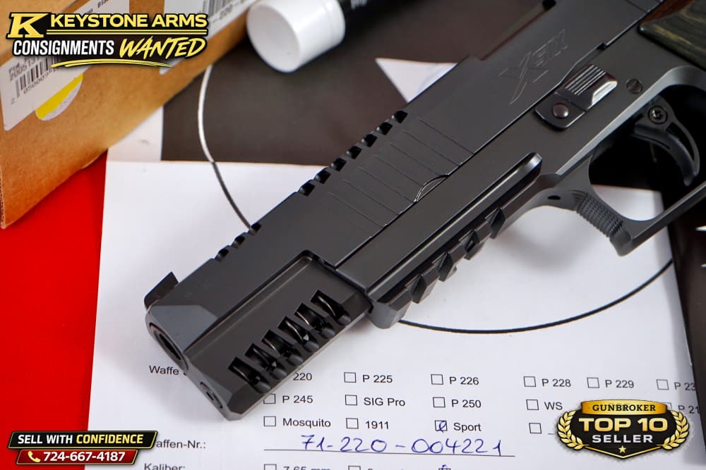 Extremely Rare SIG Sauer Mastershop P220 X6 SKELETON SCHWARZ 9mm NIB GRAIL-img-4