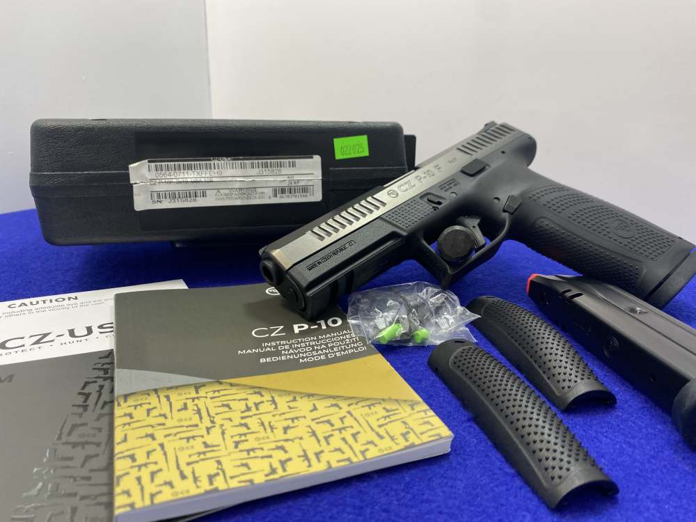 2024 CZ P-10 F 9mm Black 4 1/2" *AWESOME FULL-SIZE STRIKER-FIRED HANDGUN*-img-3
