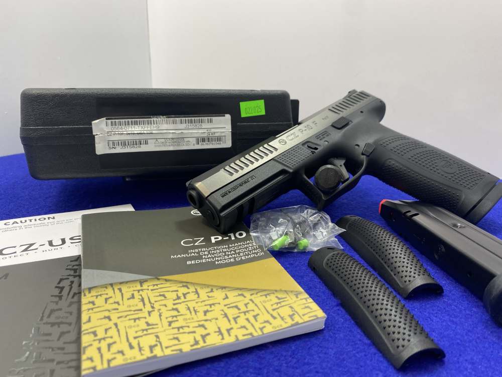 2024 CZ P-10 F 9mm Black 4 1/2" *AWESOME FULL-SIZE STRIKER-FIRED HANDGUN*-img-38